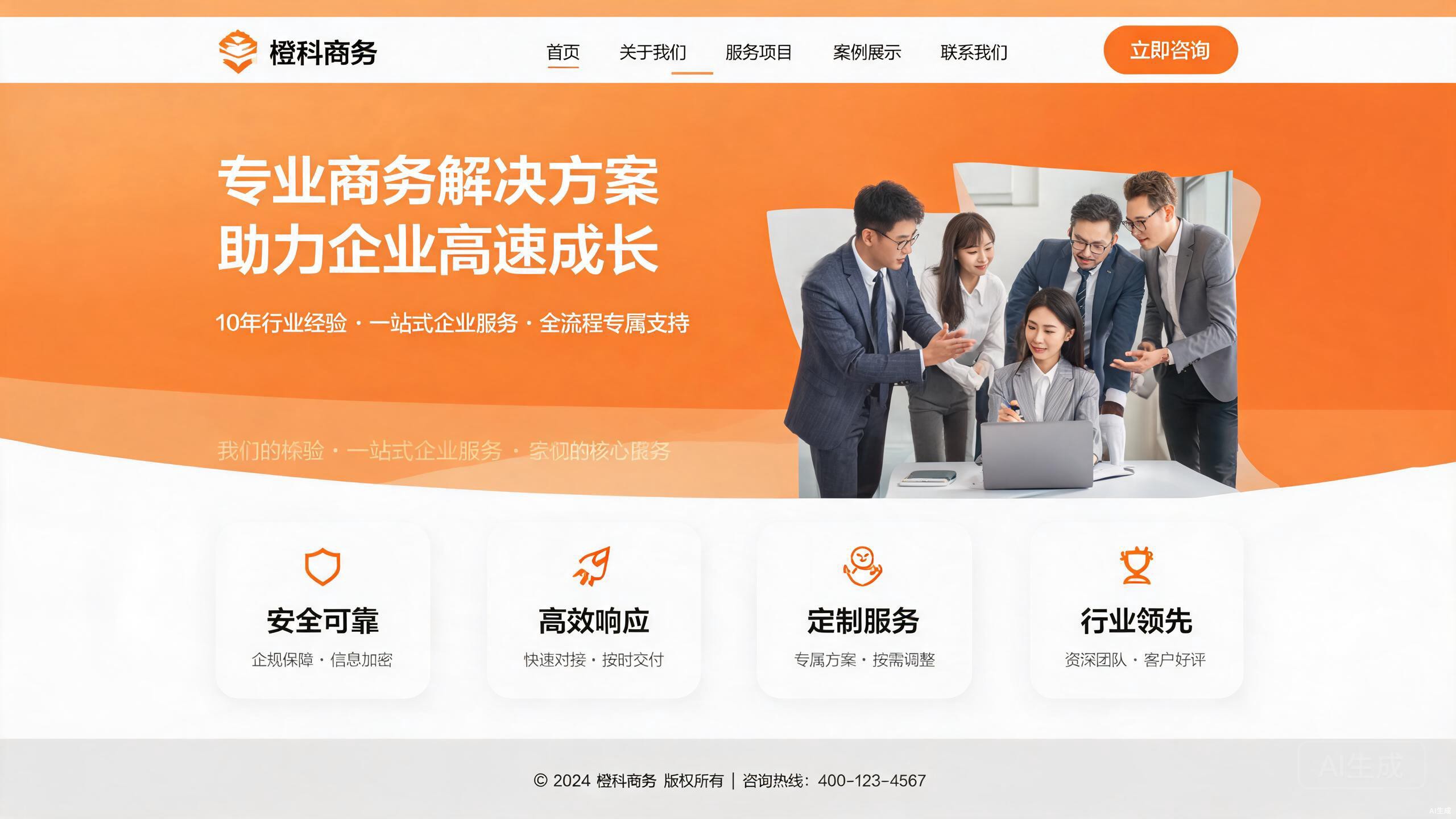 橙色商务官网