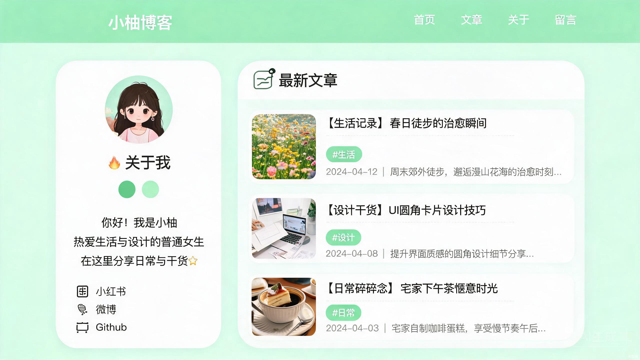 清新博客站